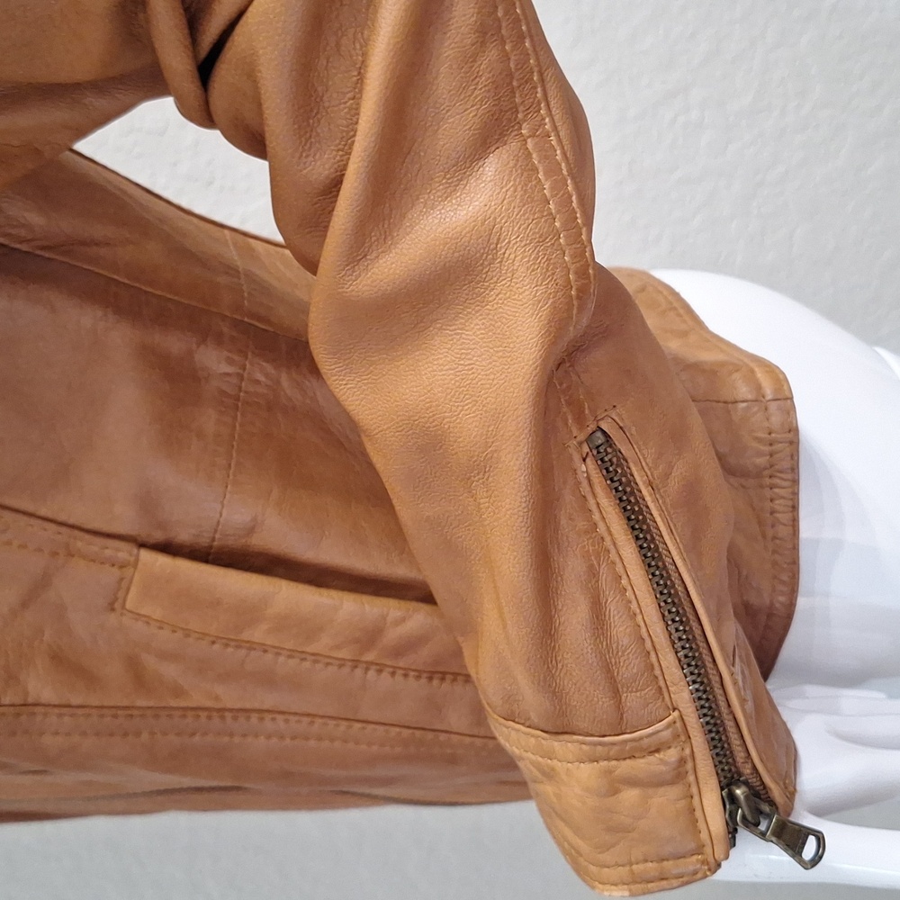 Black Rivet Leather Jacket - Picture 7 of 14